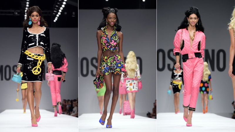 Illustration for article titled Moschino's Spring Collection: An Entire Barbie Dream-Wardrobe